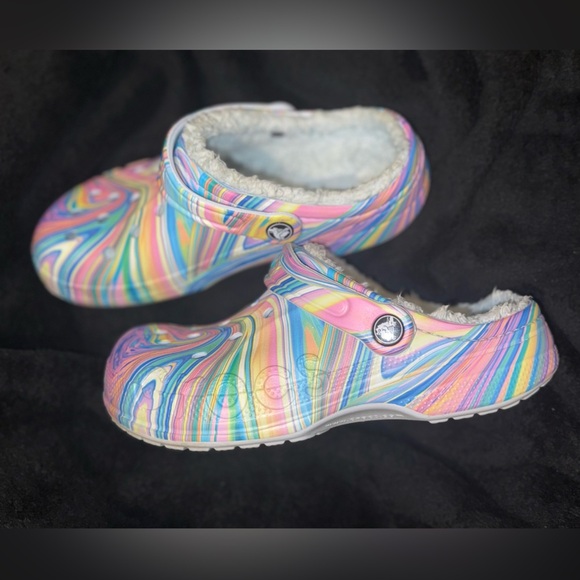 Crocs Adult Unisex Baya Lined Printed Clog Multicolor Size M-4 W-6 - Picture 10 of 14
